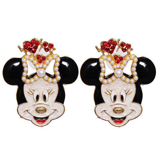 Alloy cartoon cute earrings MYA-JuJ015