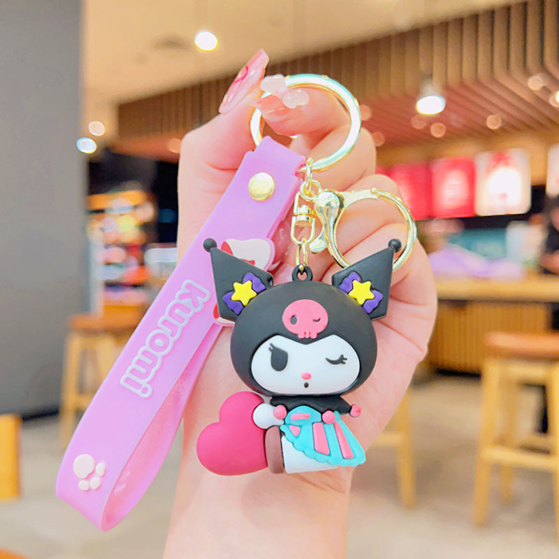 PVC cartoon cute pet cute keychain MYA-YiD047