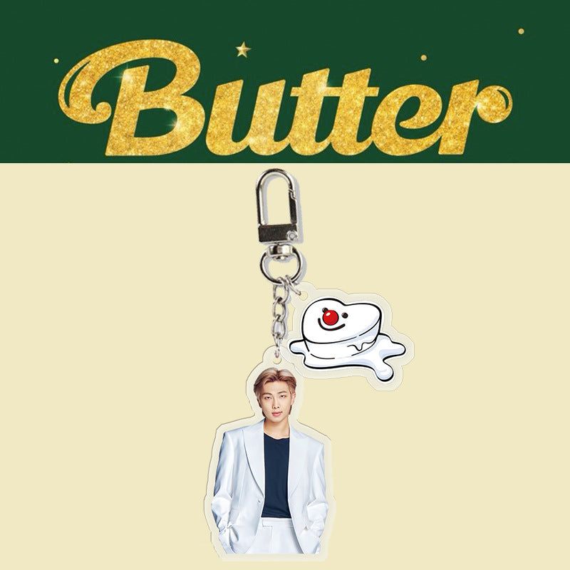 Acrylic BUTTER keychain MIC-XingY002