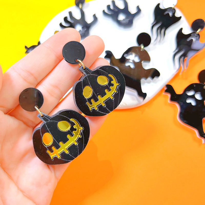 Acrylic New Halloween Collection Earrings PinH014