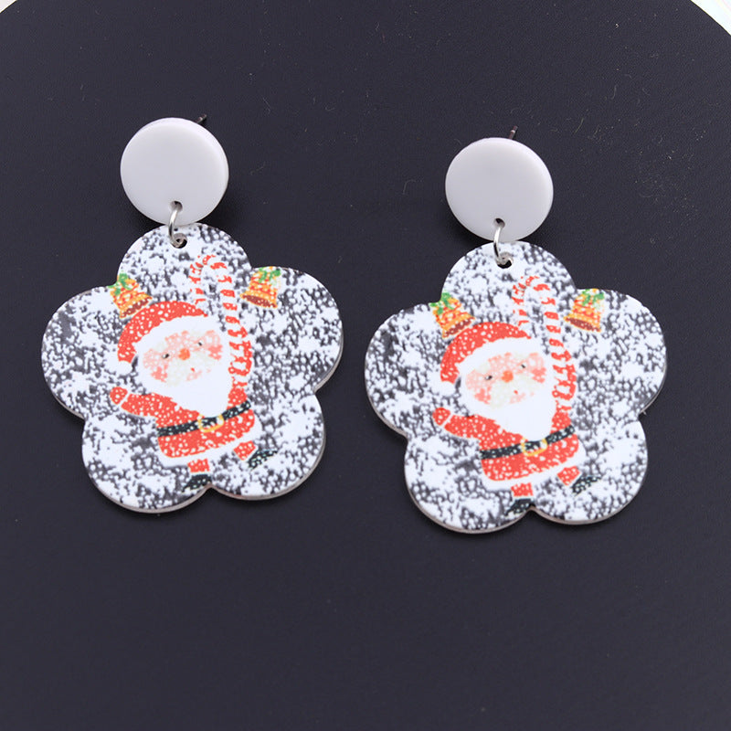 Acrylic Carnival Star Earrings MIC-DuAi009