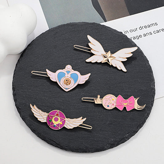 Alloy cute cartoon hair clip (Minimo de compra 2) MIC-YunX015