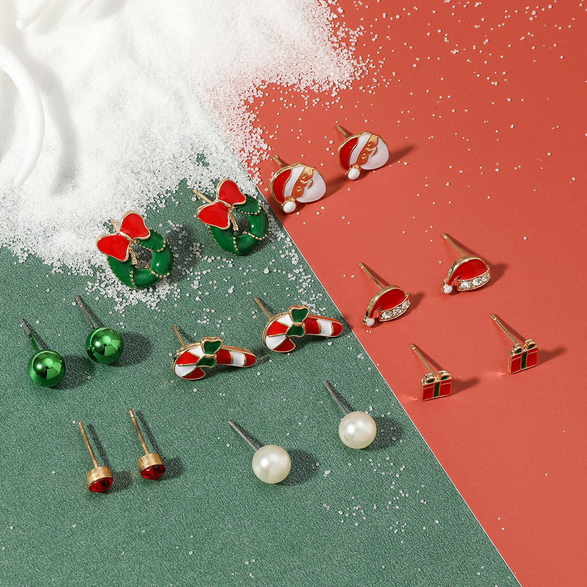 Alloy New Christmas Earrings (Minimo de Compra 2) MIC-MiaoY092