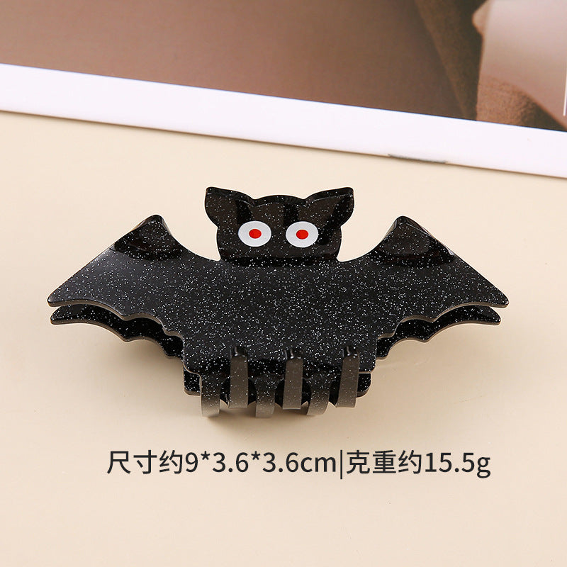 Plastic Halloween Bat Funny Hair Clip (Minimo de Compra 2) MIC-SanE003