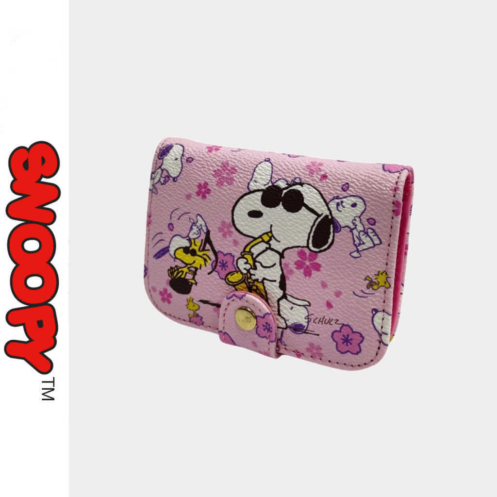 PU Snoopy Card Clip Wallet (Minimo de compra 10) MYA-NuoS001