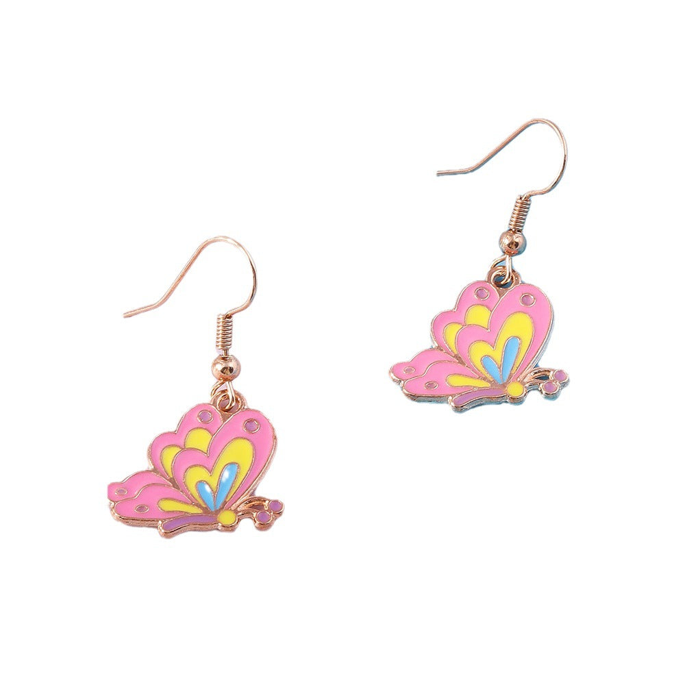 Acrylic New Cute Butterfly Earrings (Minimo de Compra 2) MYA-YueS011