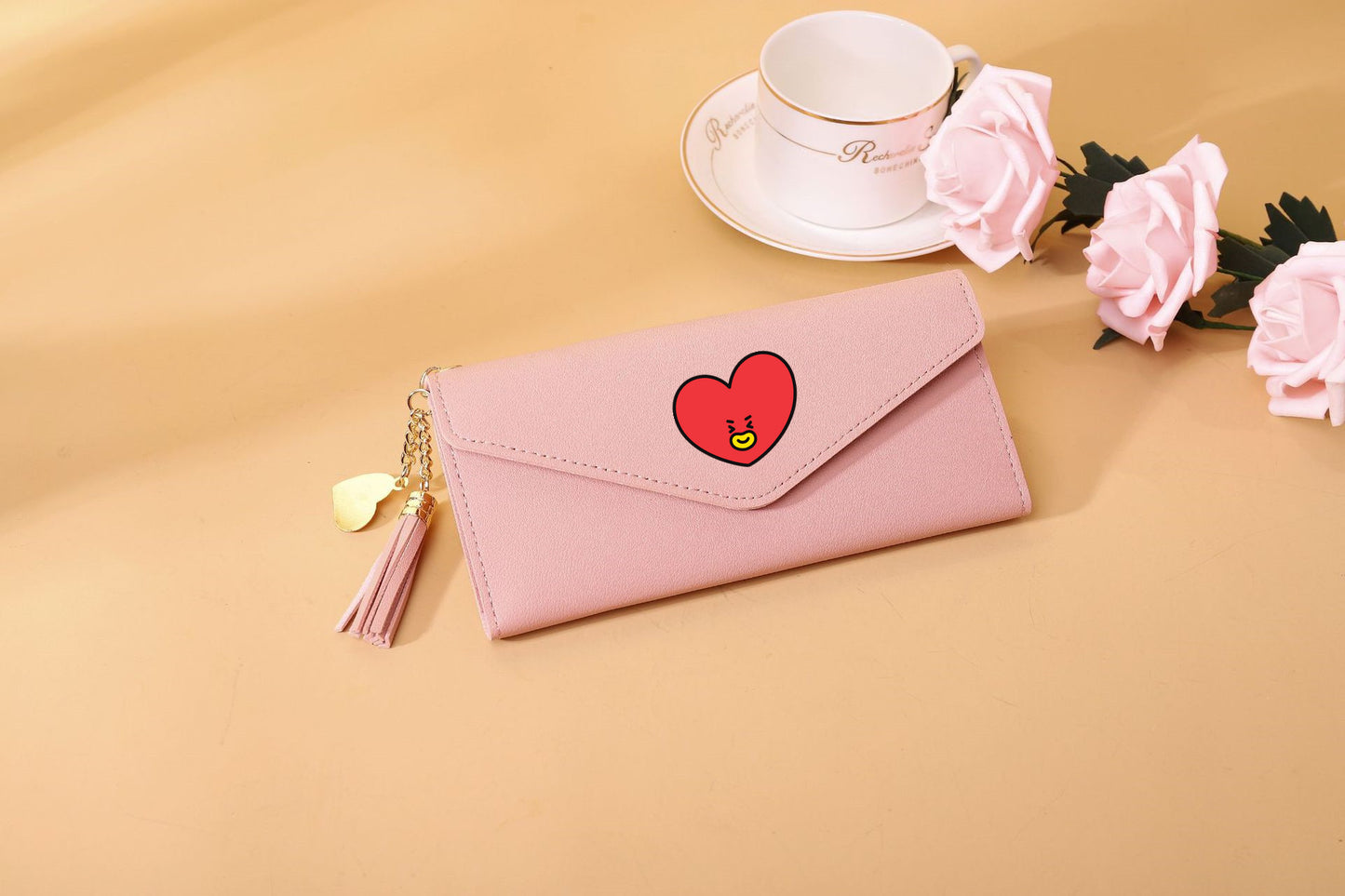 PU cartoon cute card bag tassel wallet MIC-XingY009