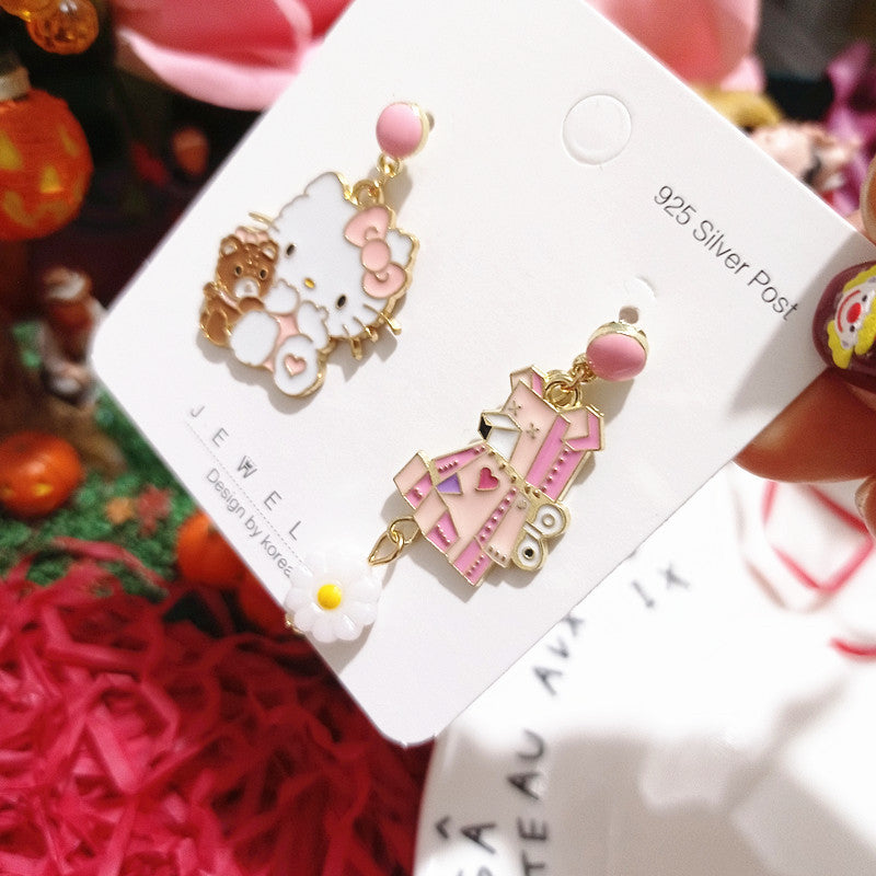 Alloy cartoon cute earrings MIC-XingJ074