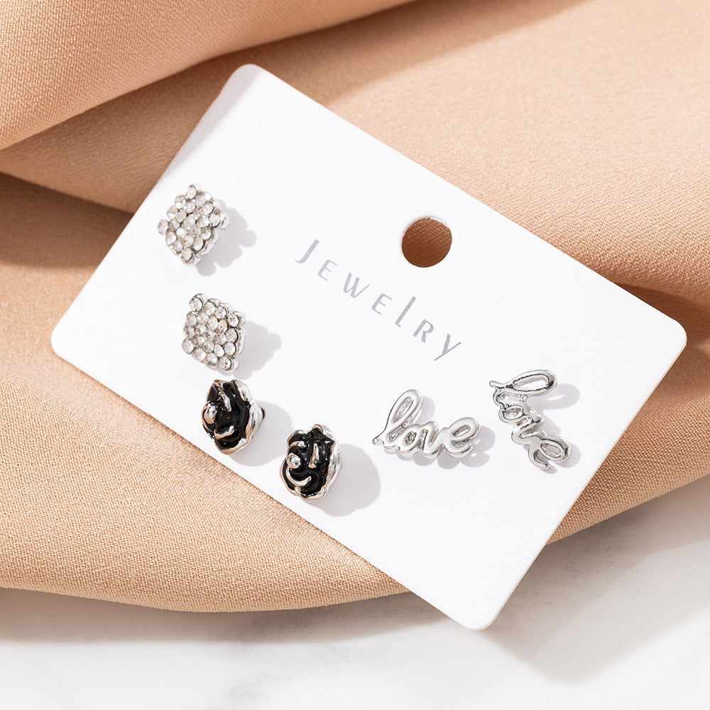 A cute set of stud earrings for a week(Minimo de Compra 3) MIC-JYuan003