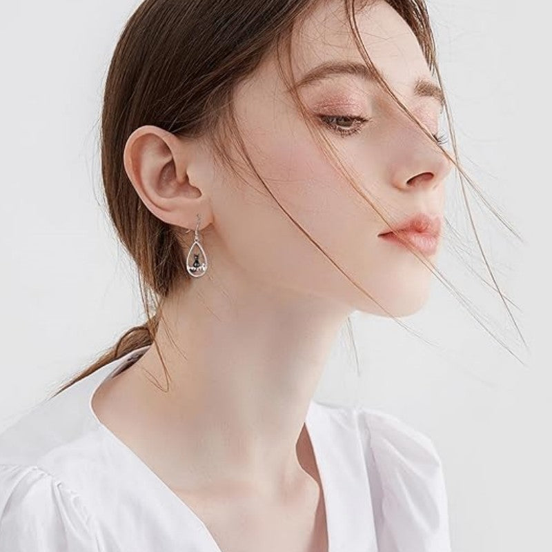 Alloy minimalist fishbone earrings (Minimo de compra 10) MIC-ZhuY001