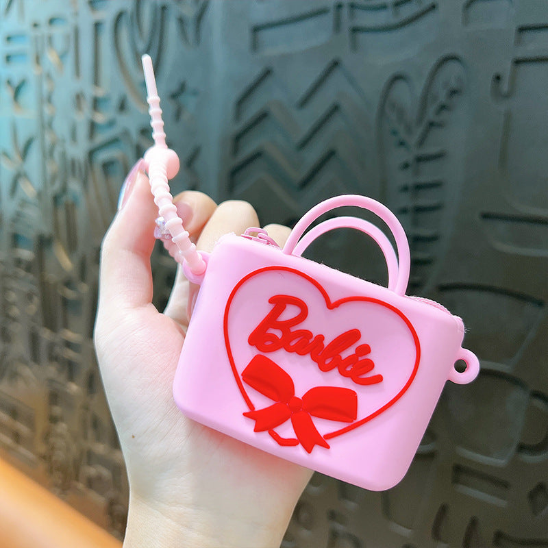 PVC Bow Heart Keychain MYA-YanG012