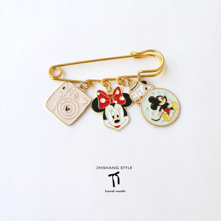 Alloy minimalist accessory personalized brooch (Minimo de Compra 2) MIC-ShangS018