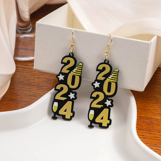 Alloy Cute Party Style 2024 Earrings MIC-MDD113