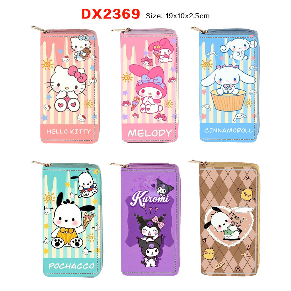 PU long cartoon zipper wallet (Minimo de compra 3) MYA-Dengx007