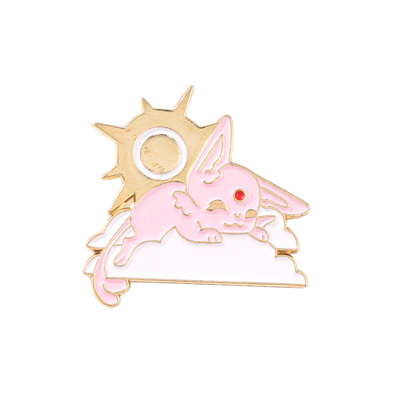 Alloy cartoon creative anime brooch MIC-QinS001