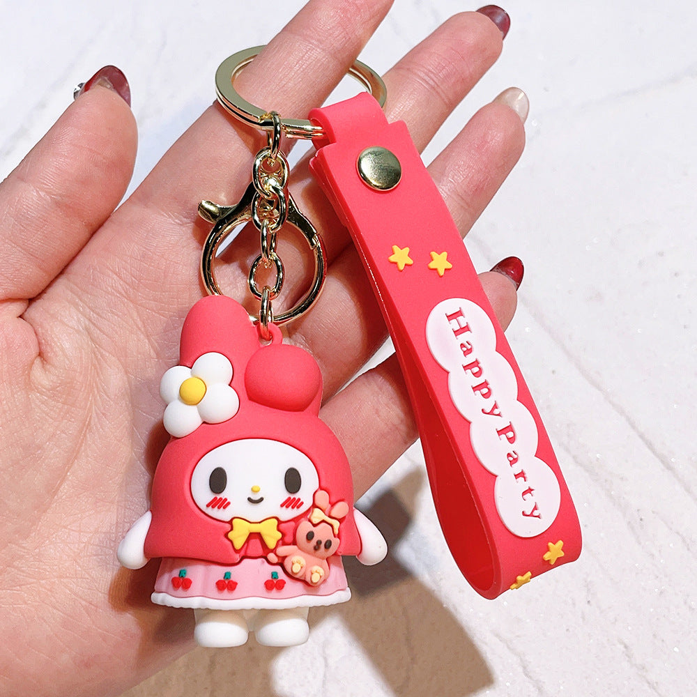 PVC cartoon cute pet cute keychain MIC-QiC037