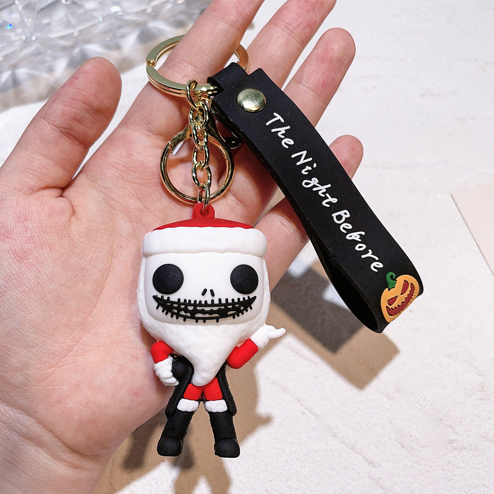 PVC Christmas Eve Scary Keychain  MYA-QiC016