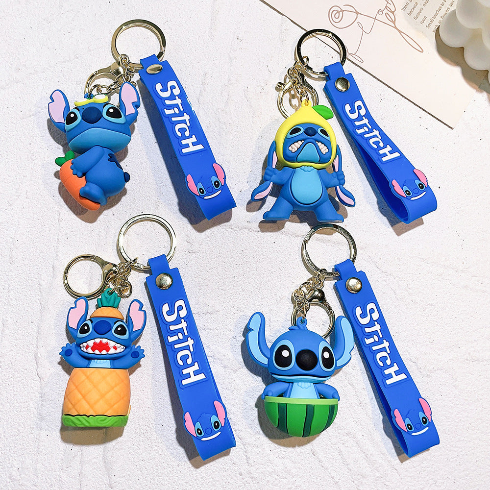 PVC fruit cartoon keychain  MYA-QiC017