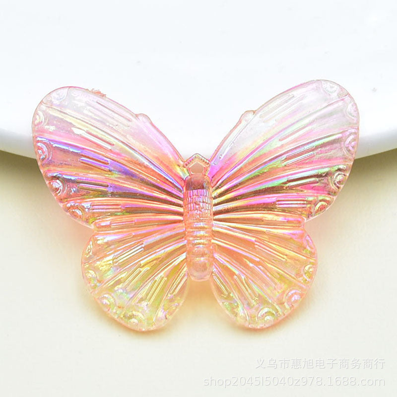 Resin gradient butterfly accessories MIC-HuiX008