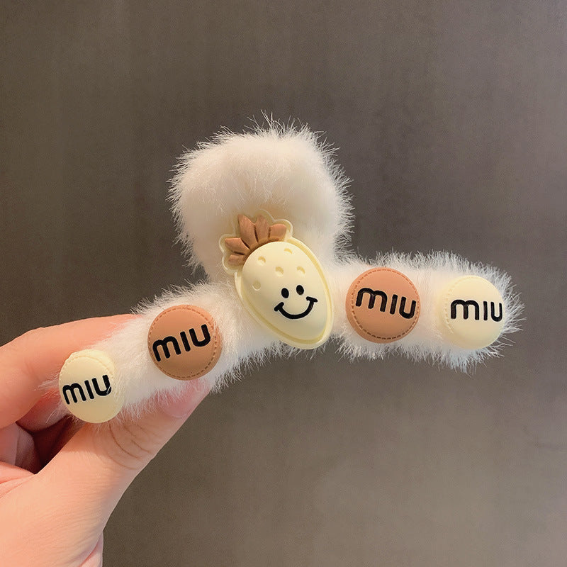 Plush cartoon cute hair clip (Minimo de compra 2) MYA-MiaoD003