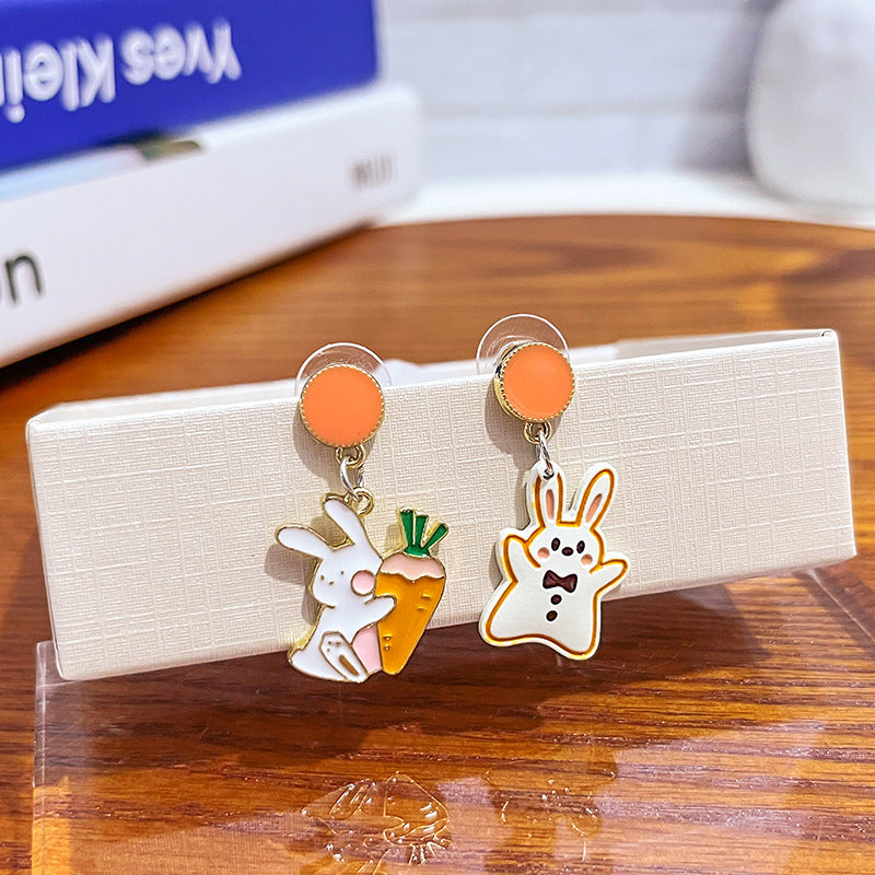 Alloy cartoon bunny earrings MIC-MDD181