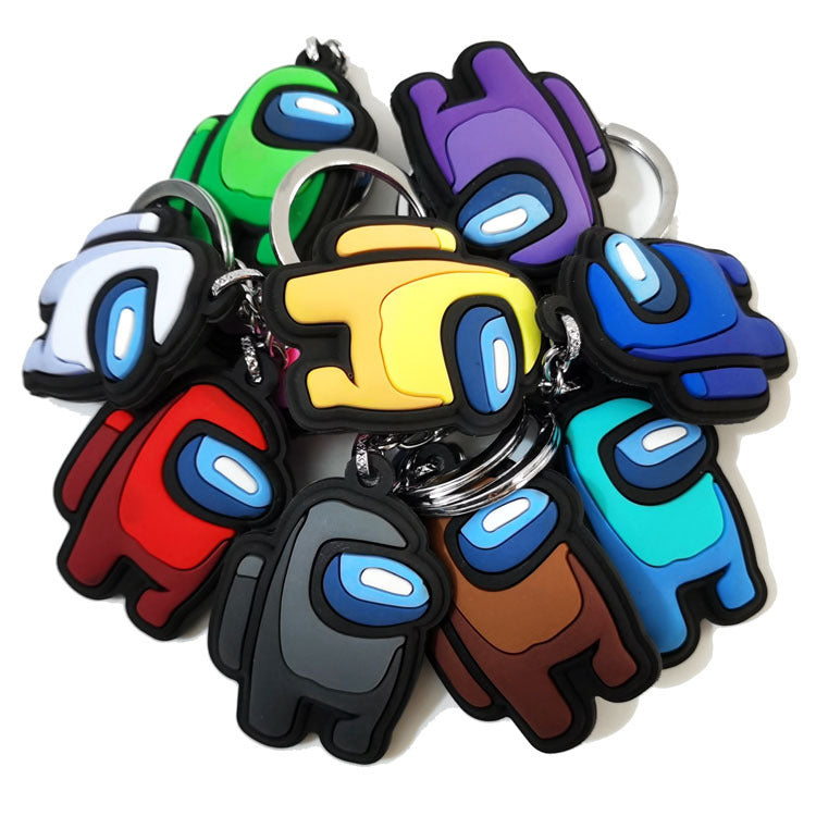 PVC Silicone Jewelry Game Series Keychain MIC-QLP023