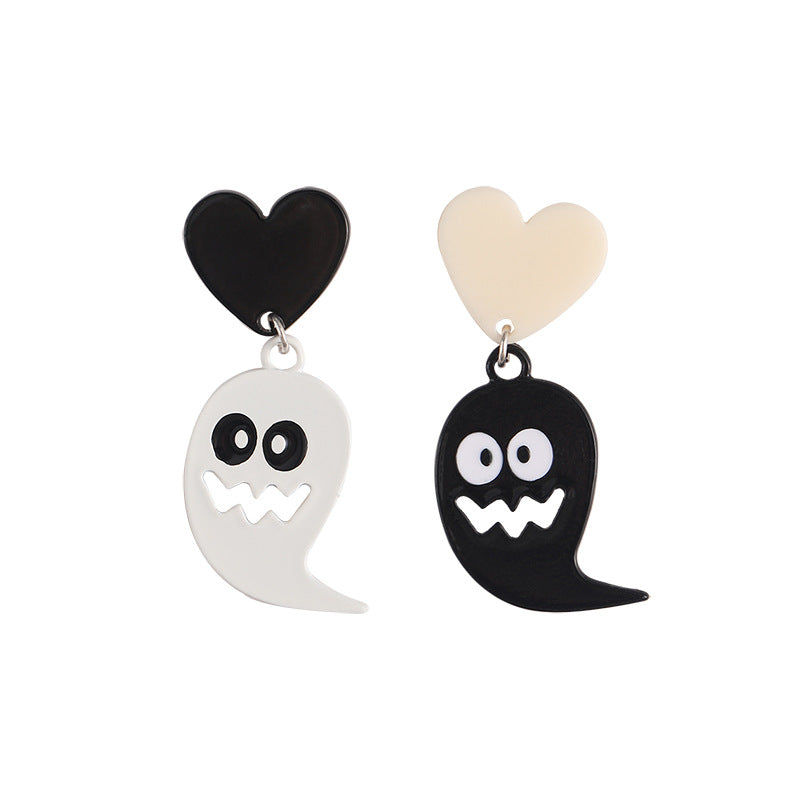 Alloy Halloween Ghost Earrings (Minimo de Compra 2) MIC-SBL018