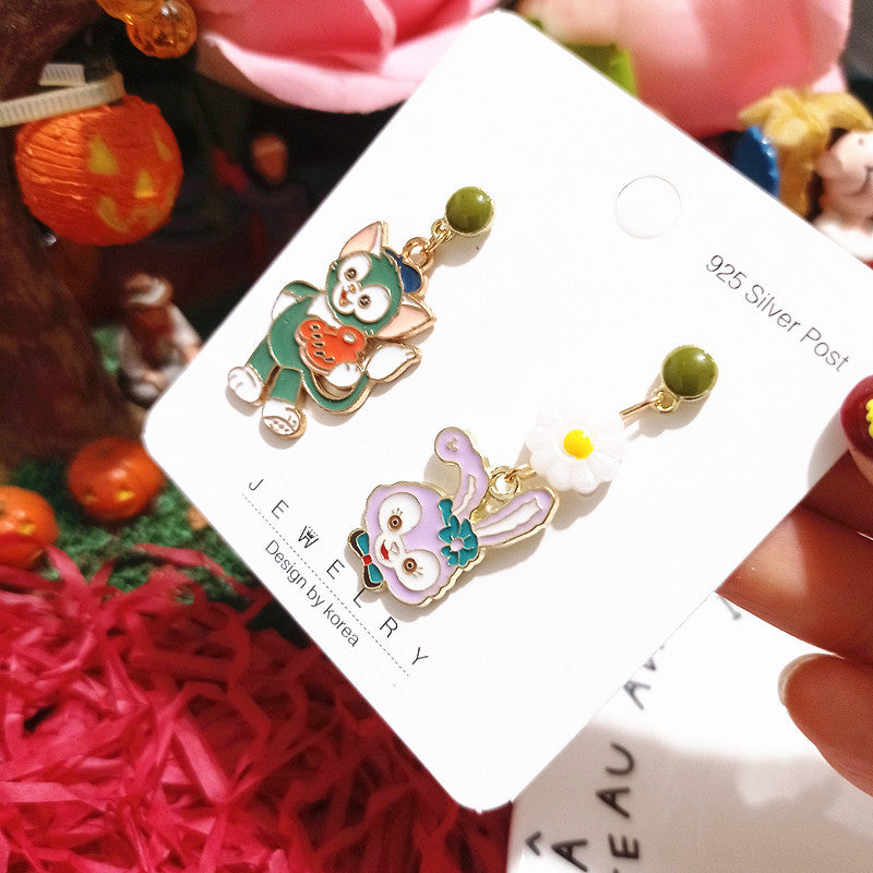 Alloy cartoon cute earrings MIC-XingJ074