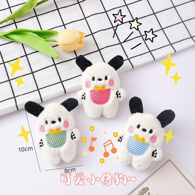 Plush cartoon cute brooch MIC-ZhanY008