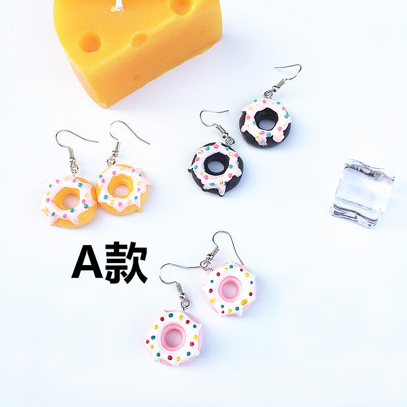 Acrylic New Donut Earrings (Minimo de Compra 2) MIC-ChouT037