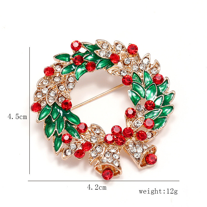 Alloy New Christmas Series brooch (Minimo de Compra 2) MIC-ZuanL020