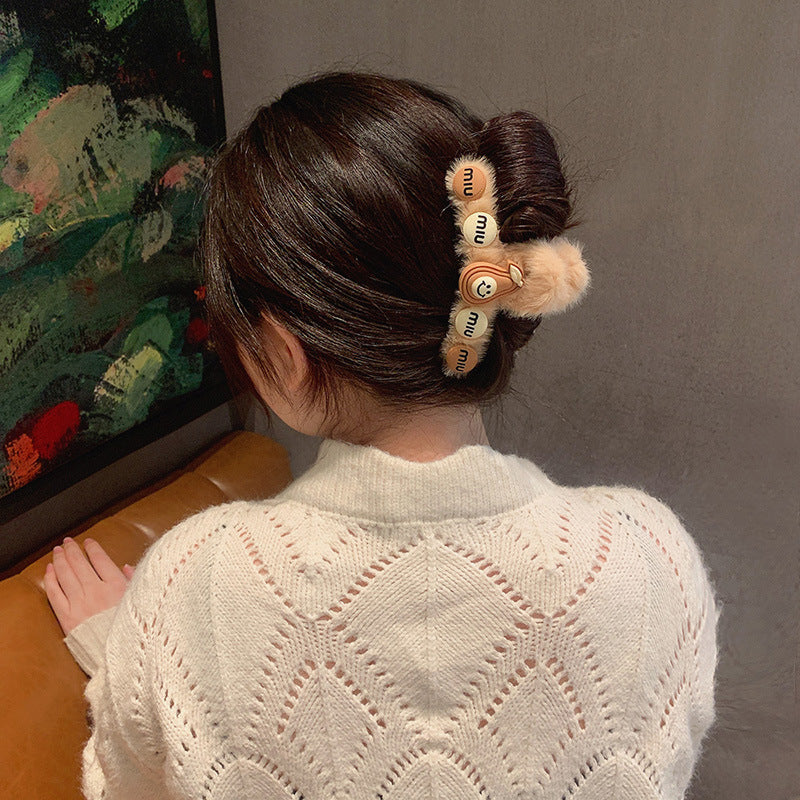 Plush cartoon cute hair clip (Minimo de compra 2) MYA-MiaoD003