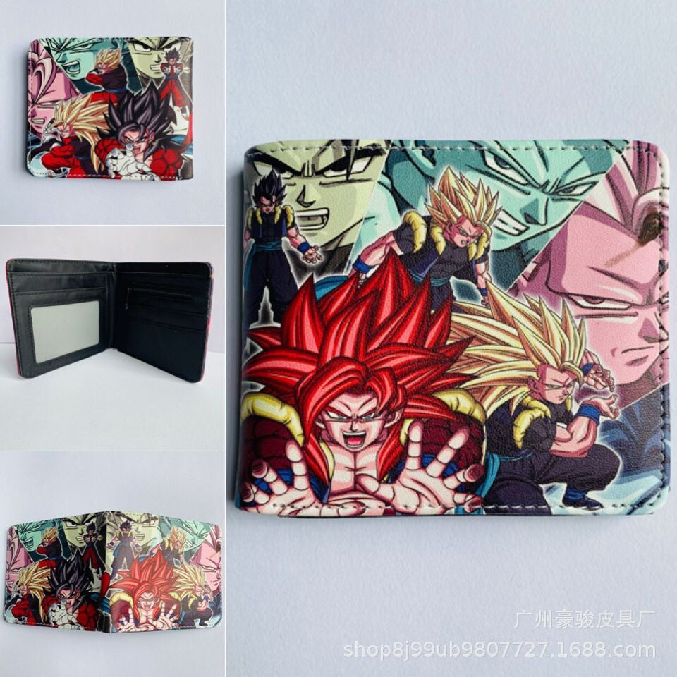 PU Seven Dragon Ball Short Wallet MIC-HaoJ010