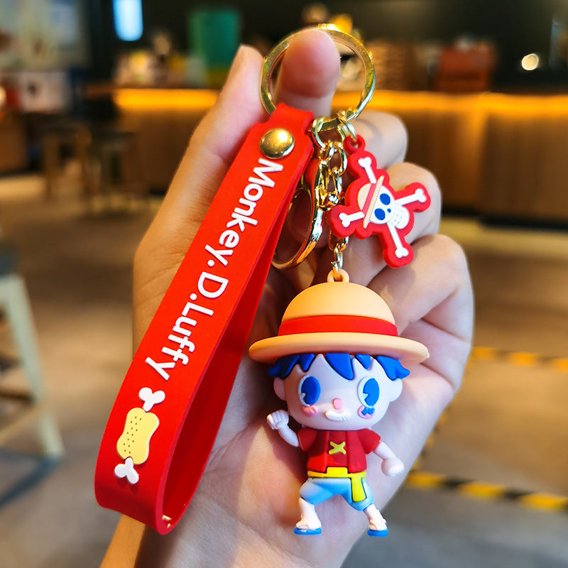 Keychains Hardware PVC One Piece Cartoon(M) MIC-YMeng013