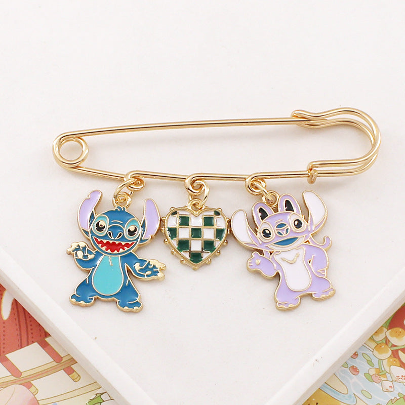 Alloy cute cartoon anime brooch (Minimo de compra 2) MYA--LiY033