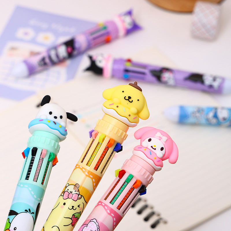 Plastic cute wacky press the neutral pen 36PCS MIC-YJN008