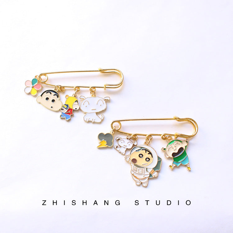 Alloy crayon small new brooch (Minimo de Compra 2) MIC-ShangS015