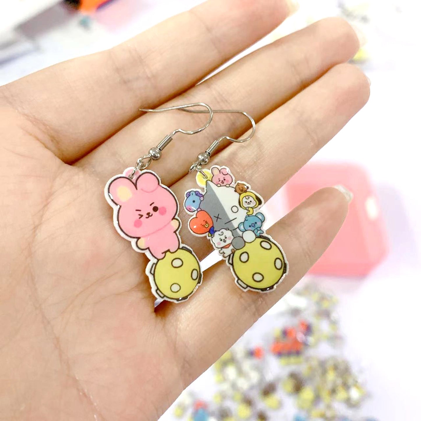 Alloy cartoon earrings (Minimo de compra 5) MIC-XiangL106