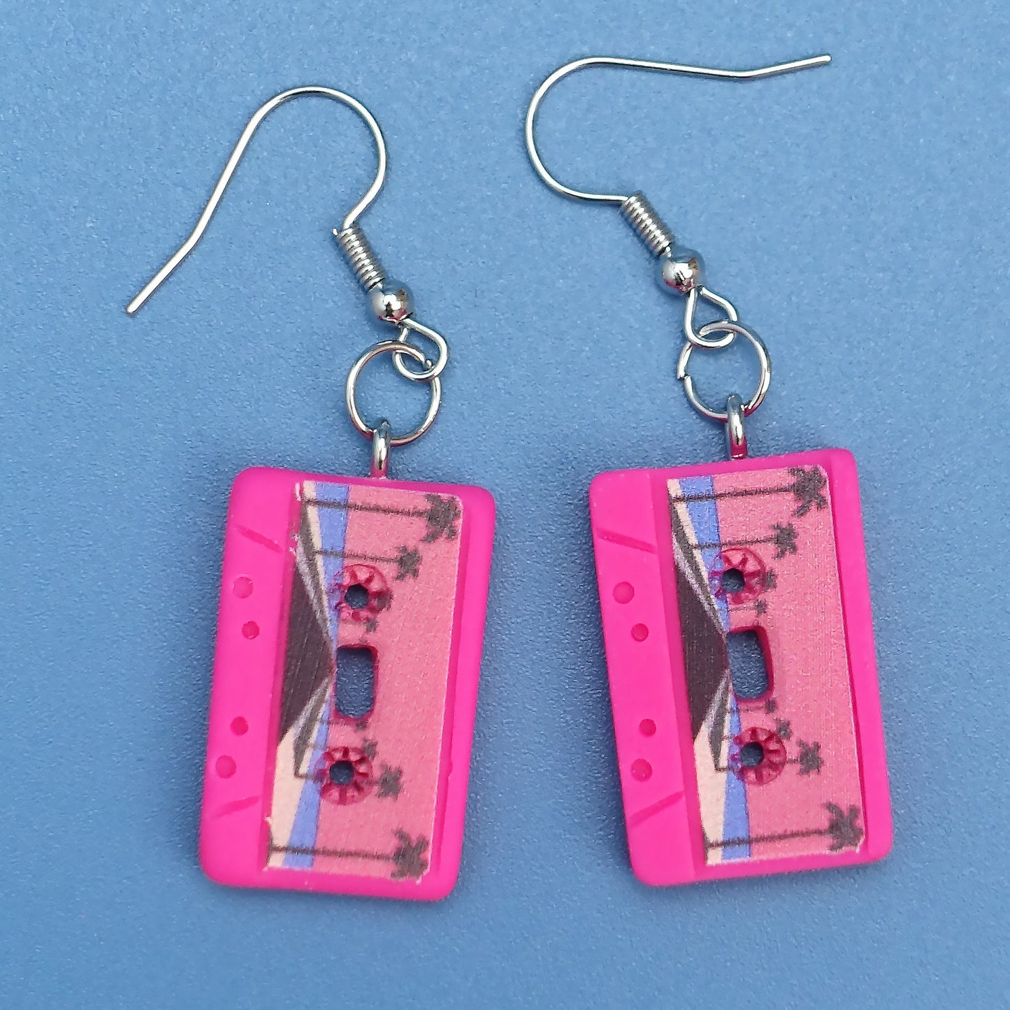 Resin Vintage Tape Earrings MIC-MingC016