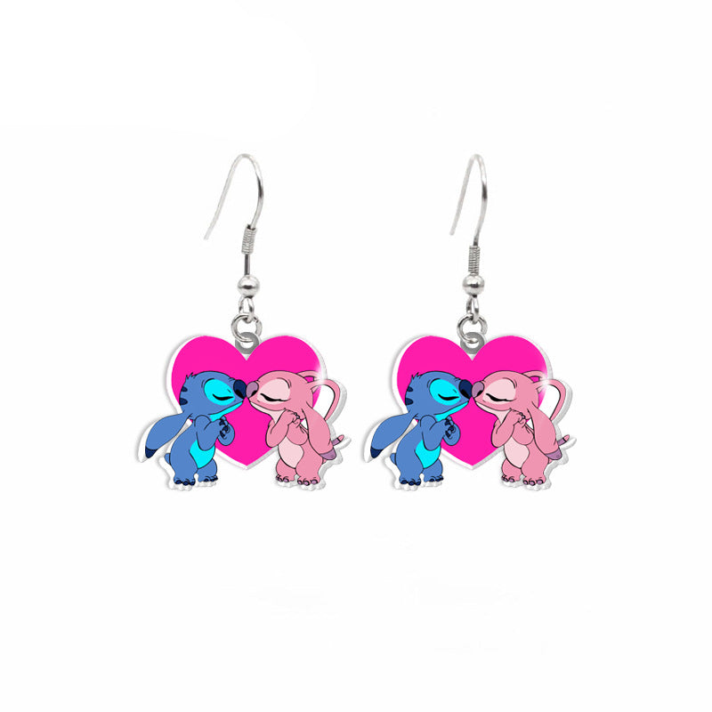 Alloy cartoon cute earrings (Minimo de Compra 2) MIC-ZhaoH003