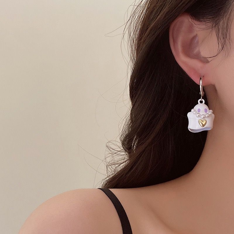 Alloy Cute Ghost Earrings MYA-SanY001