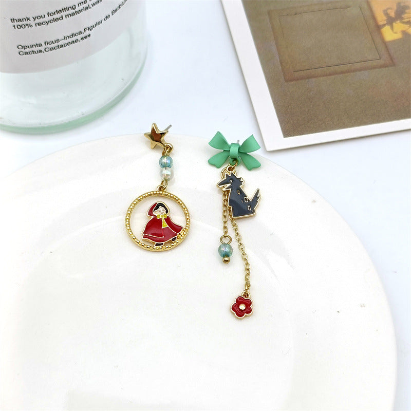 Alloy cartoon cute earrings MIC-ASY005