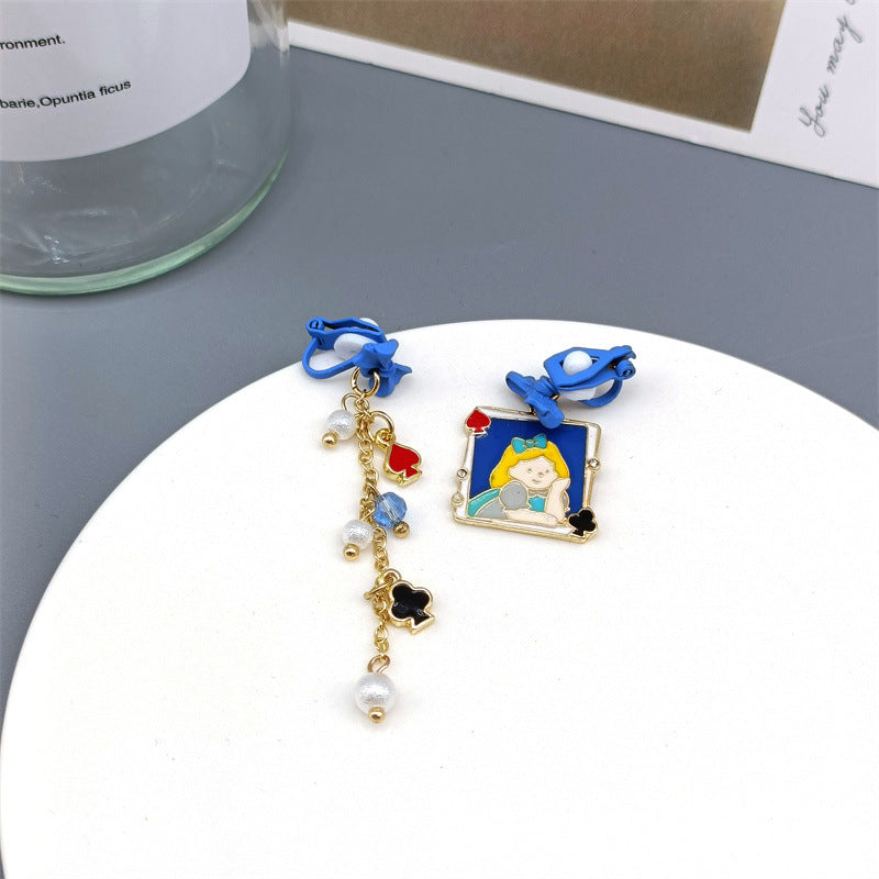 Alloy cartoon cute earrings MIC-ASY002