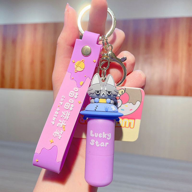 PVC Meow Fluorescent Pen Keychain MIC-JinG018