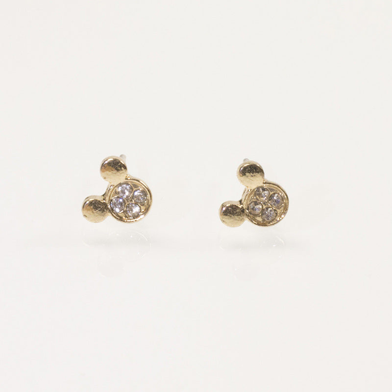 Alloy simple small fresh earrings Minimo de compra 2 MIC-ZhongB001