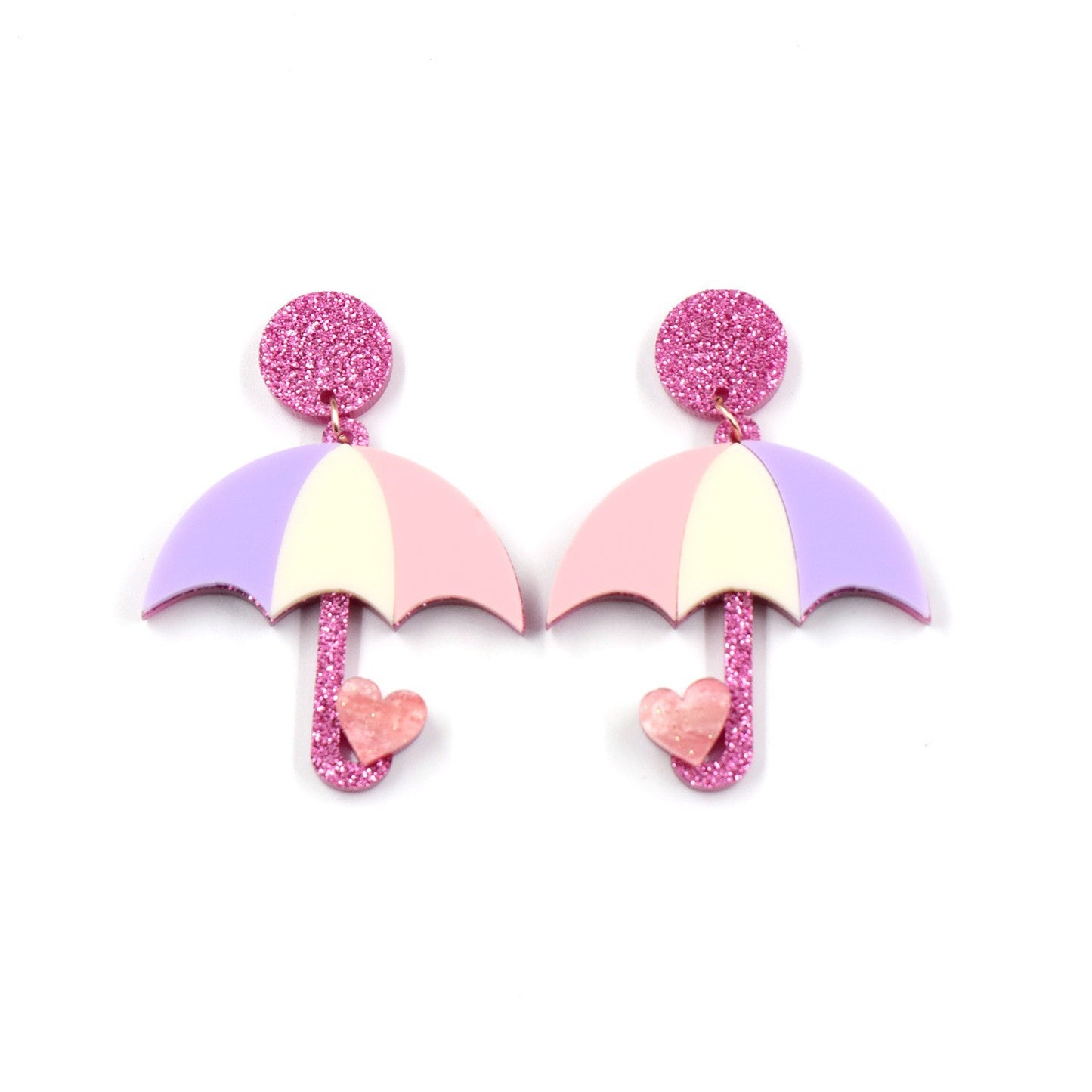 Alloy acrylic umbrella earrings (Minimo de compra 5) MIC-XiaoY081