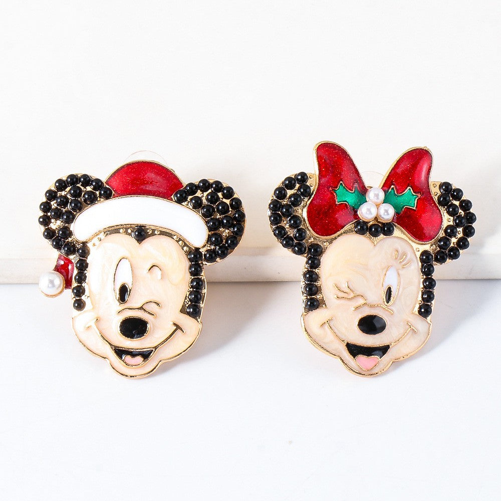 Alloy cartoon cute earrings MYA-JuJ017