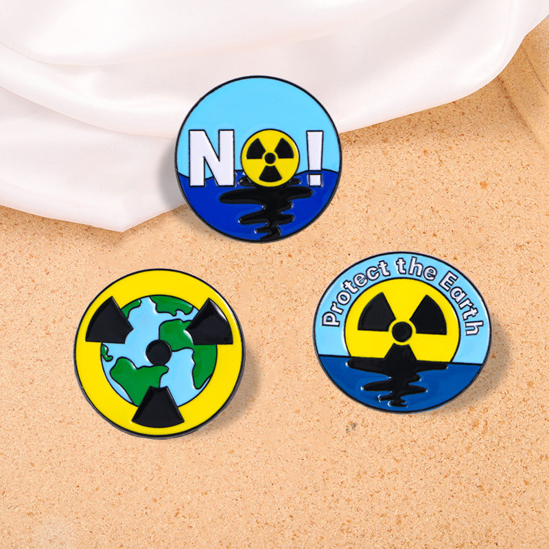 Alloy radioactive radiation marker brooch (Minimo de Compra 5) MIC-YiN003