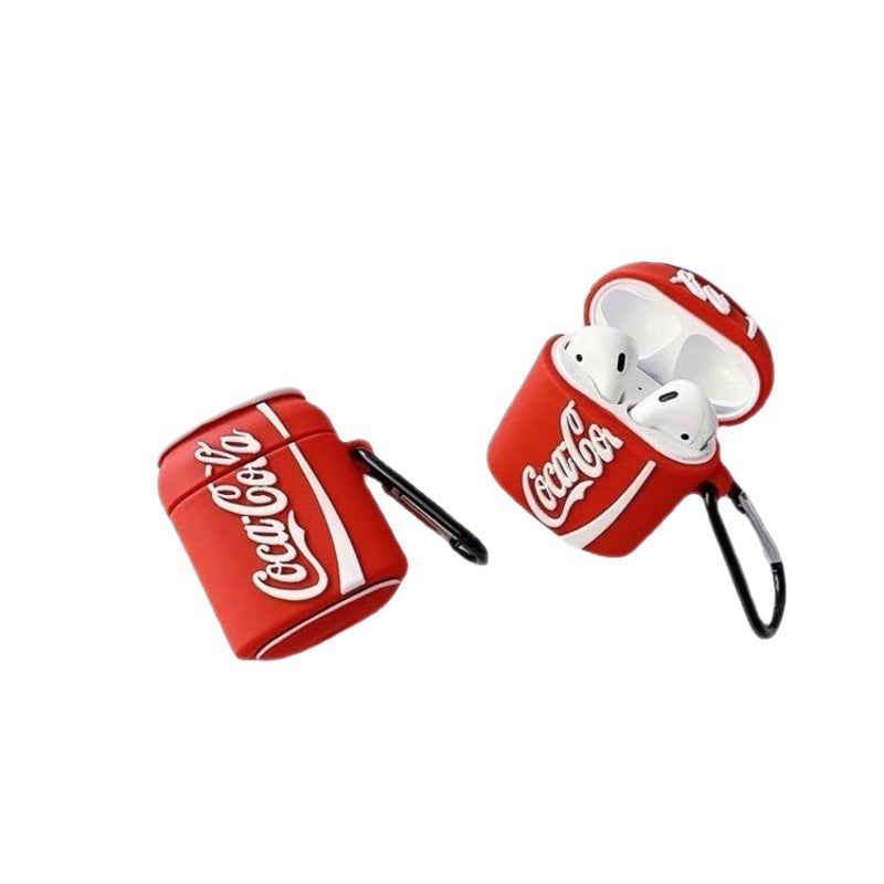 Silicone canned carbonated earphone case (Minimo de compra 2) MIC-JLF019