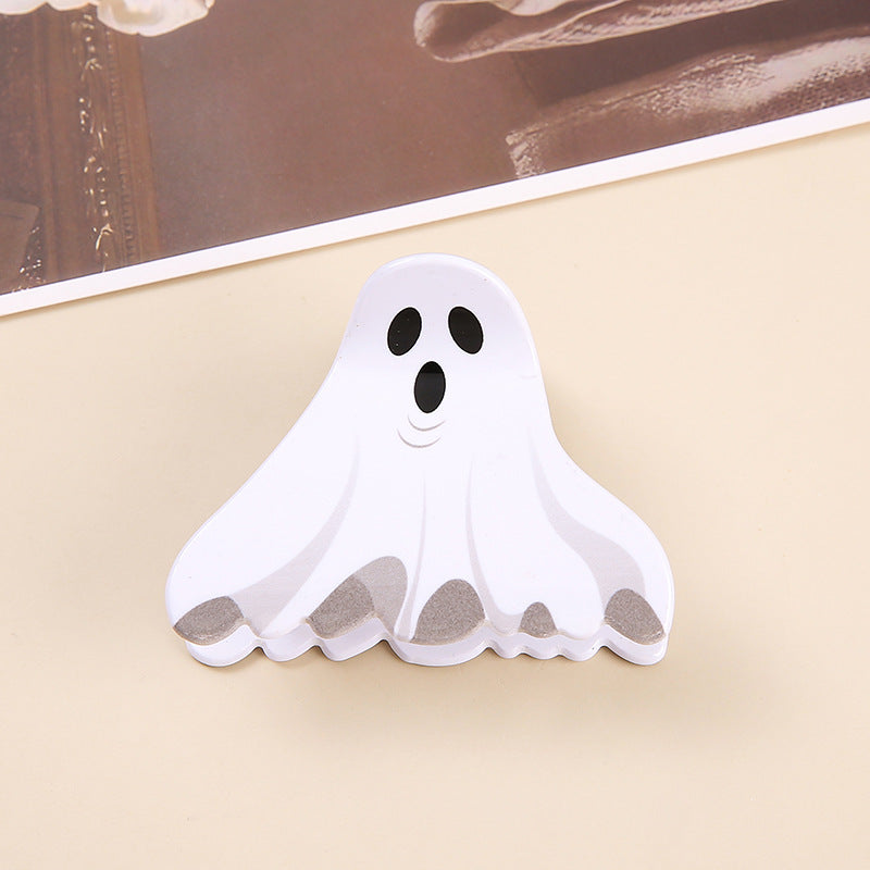 Plastic Halloween Pumpkin Ghost Hair Clip (Minimo de Compra 2) MIC-SanE004